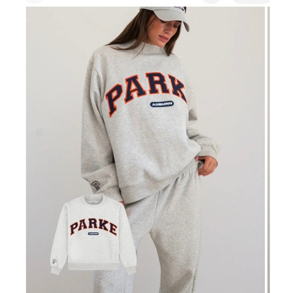 Parke x '47 Auburn Mockneck Small / Medium sweatshirt New In Bag Auburn Logo